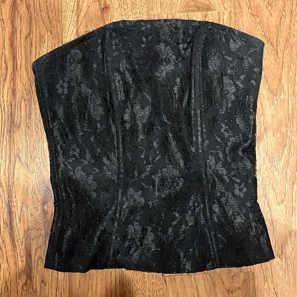 Black lace corset size small